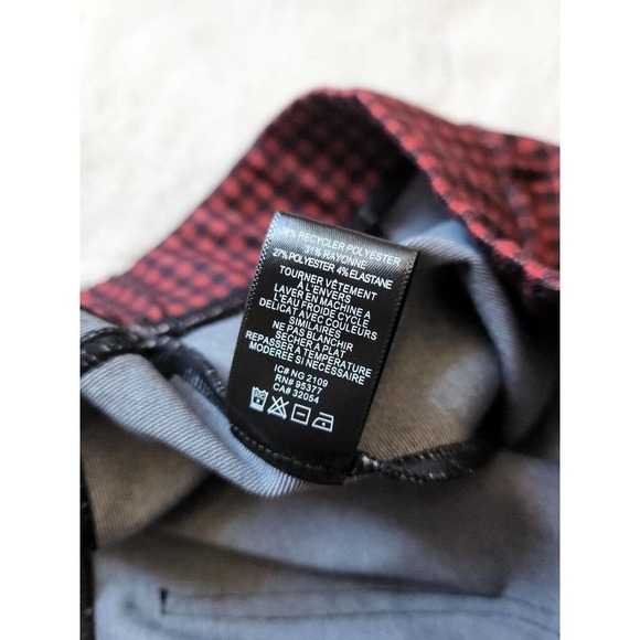 NWT Anthropologie Sanctuary Runway Plaid Check Leggings Red Black Size S - Picture 9 of 11